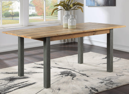 Wood Furniture UK - Shop Urban Elegance - Reclaimed Extending Dining Table - Oakavia