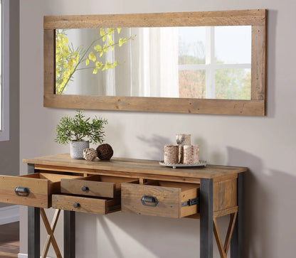 Wood Furniture UK - Shop Urban Elegance - Reclaimed Extra Long Wall Mirror - Oakavia