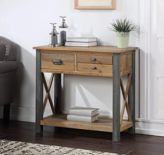 Wood Furniture UK - Shop Urban Elegance - Reclaimed Small Console Table - Oakavia