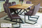 Urban Elegance - Reclaimed Table MEDIUM (Diagonal Leg / 95cm x 190cm top) 6-8 seater - Oakavia