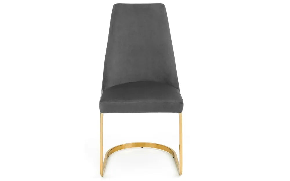 VITTORIA CANTILEVER DINING CHAIR - GREY Julian Bowen