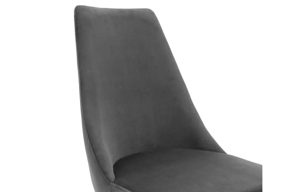 VITTORIA CANTILEVER DINING CHAIR - GREY Julian Bowen