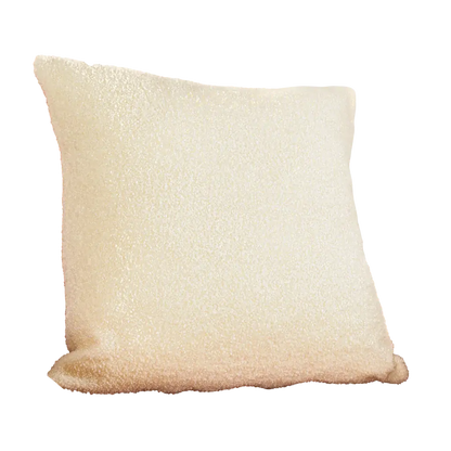 White Teddy Cushion - Feather Filled - Oakavia