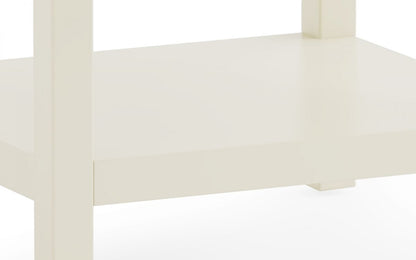 Coxmoor 1 Drawer Bedside - Ivory & Oak