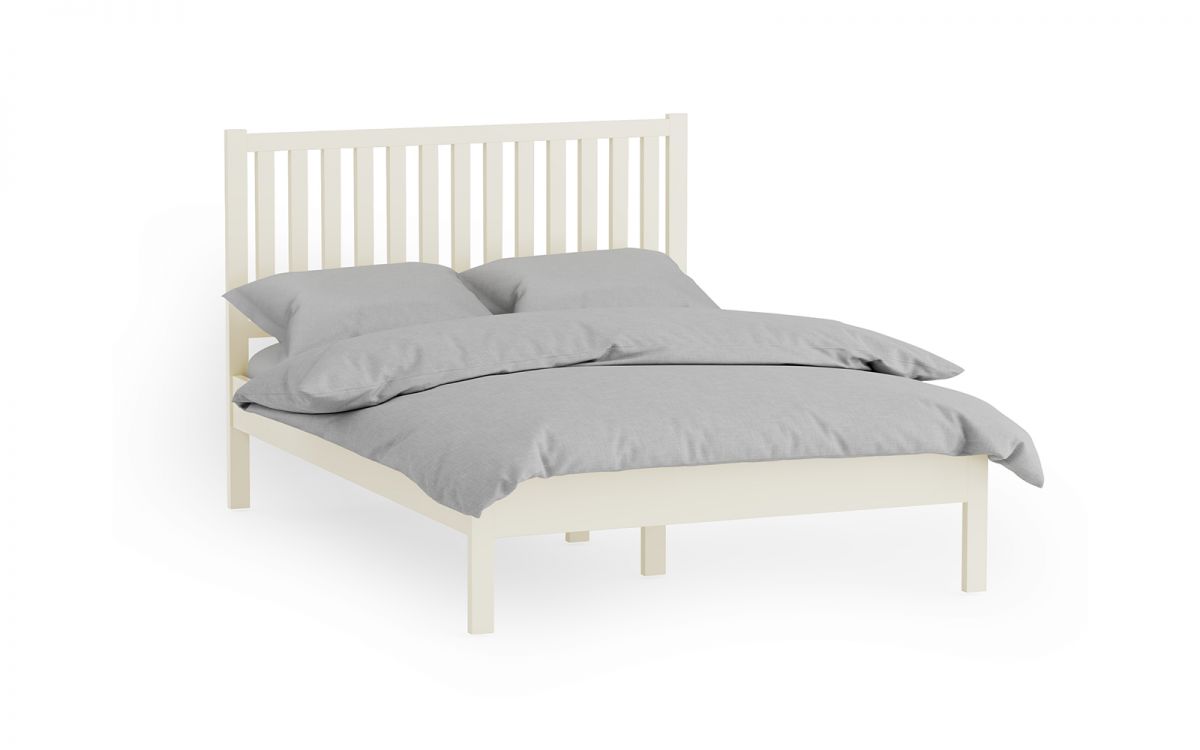 Coxmoor Bed Ivory & Oak - King Size (150cm)