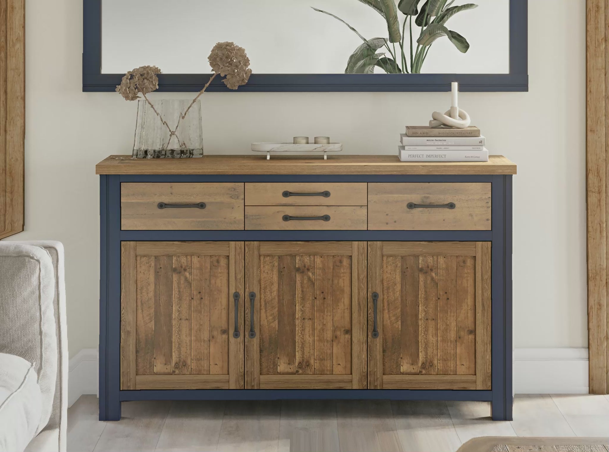 Splash of Blue - Sideboard 3 Door / 4 Drawer video