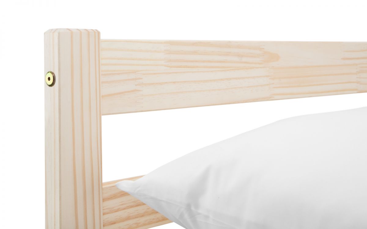 Sami Bed 135cm Double - Unfinished Pine Julian Bowen