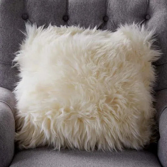 Natural Sheepskin Cushion 45 x 45cm - Oakavia