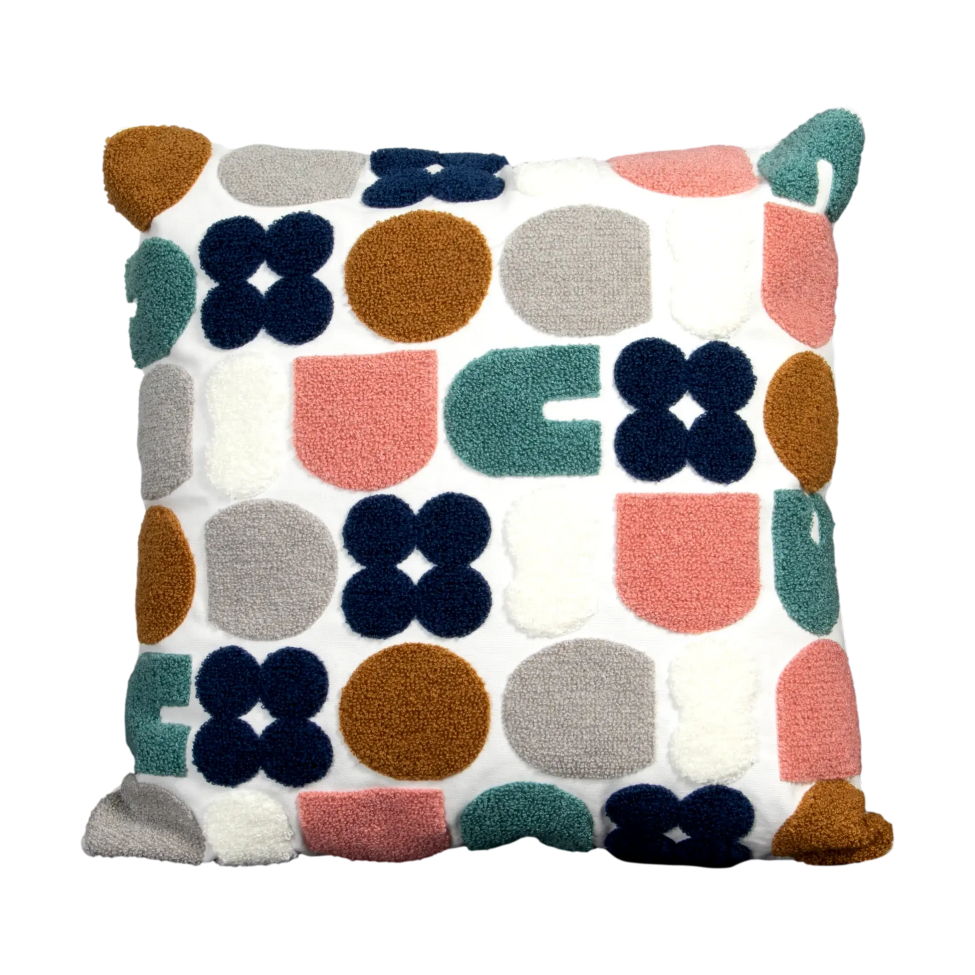 Abstract Shapes Cushion - Feather Filled - Oakavia