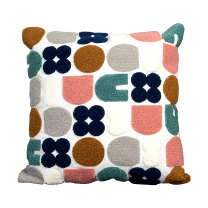 Abstract Shapes Cushion - Feather Filled - Oakavia