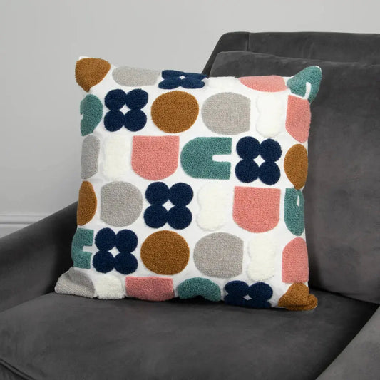 Abstract Shapes Cushion Cover - Oakavia