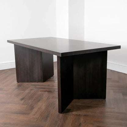 Ascot Espresso Walnut Dining Table - Oakavia