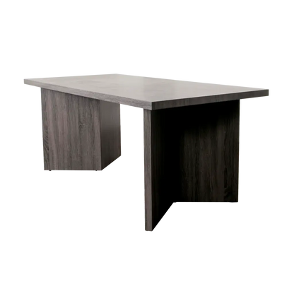 Ascot Grey Oak Dining Table - Oakavia