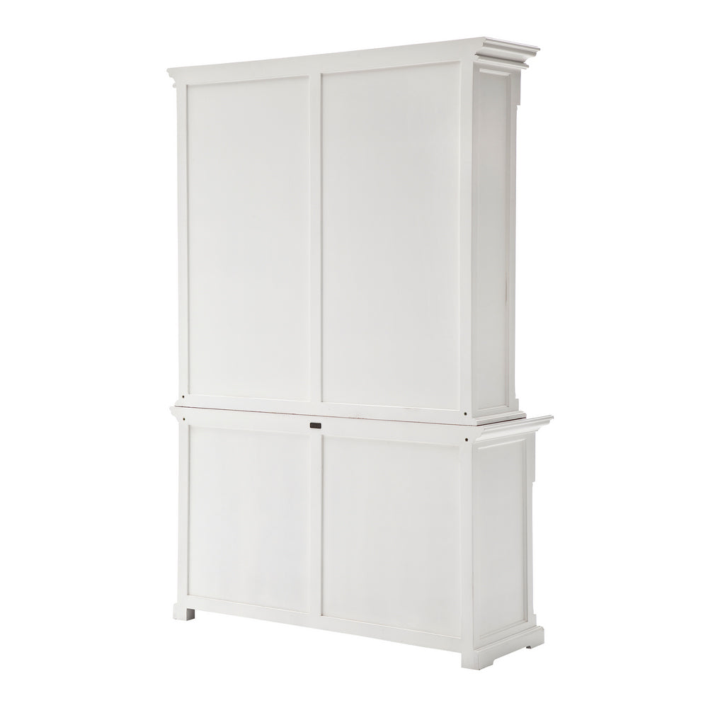 NovaSolo Provence Classic White Hutch Cabinet - Oakavia