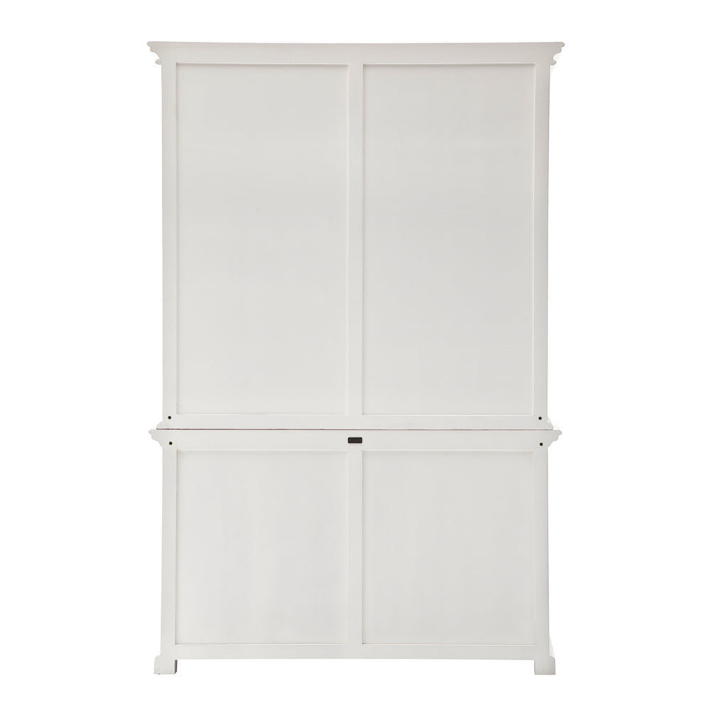 NovaSolo Provence Classic White Hutch Cabinet - Oakavia