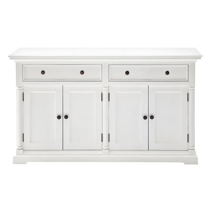 NovaSolo Provence Classic White Hutch Cabinet - Oakavia