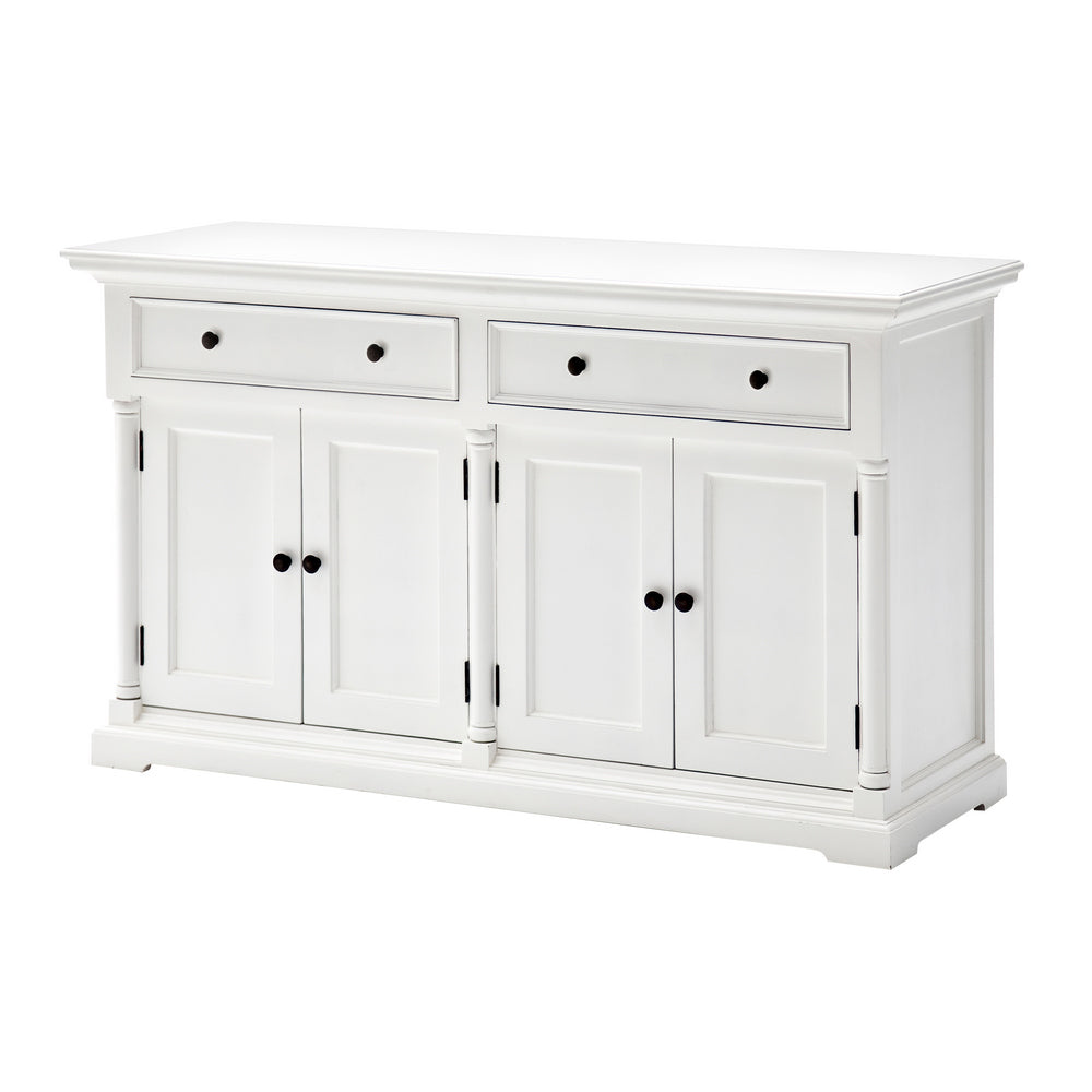 NovaSolo Provence Classic White Hutch Cabinet - Oakavia