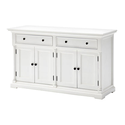 NovaSolo Provence Classic White Hutch Cabinet - Oakavia