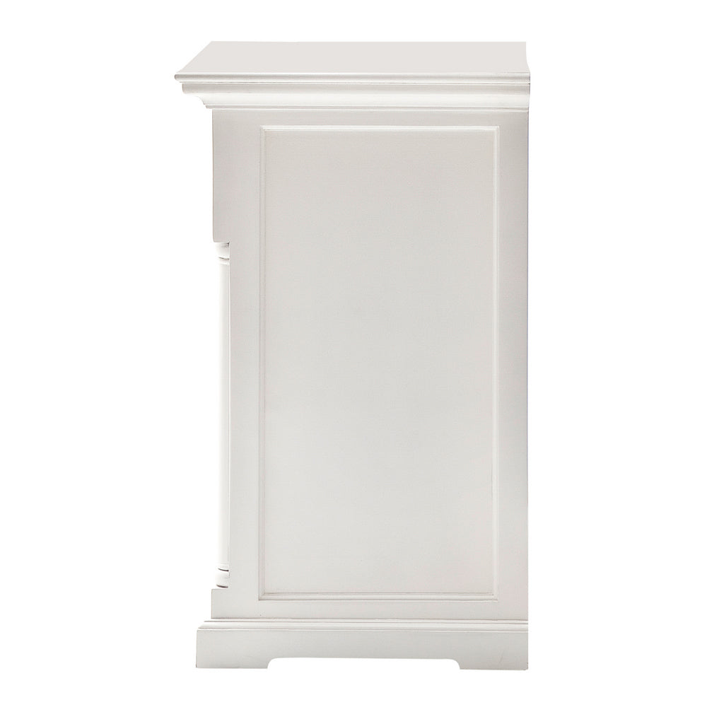 NovaSolo Provence Classic White Hutch Cabinet - Oakavia