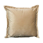 Beige Velvet Cushion Cover - Oakavia