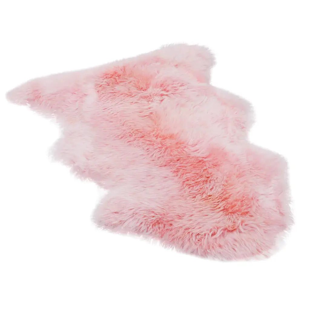 Blush Pink Sheepskin Rug XXL - Oakavia