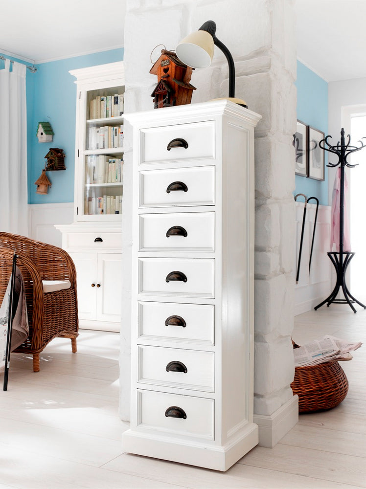 NovaSolo Halifax Storage Tower with Drawers - Oakavia