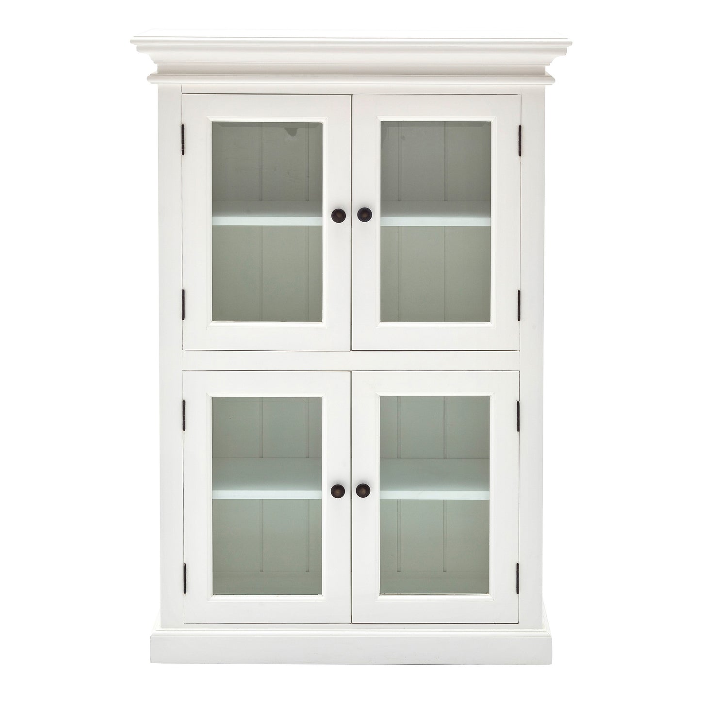 NovaSolo Halifax Mahogany 2 Level Pantry with 4 Doors - Oakavia