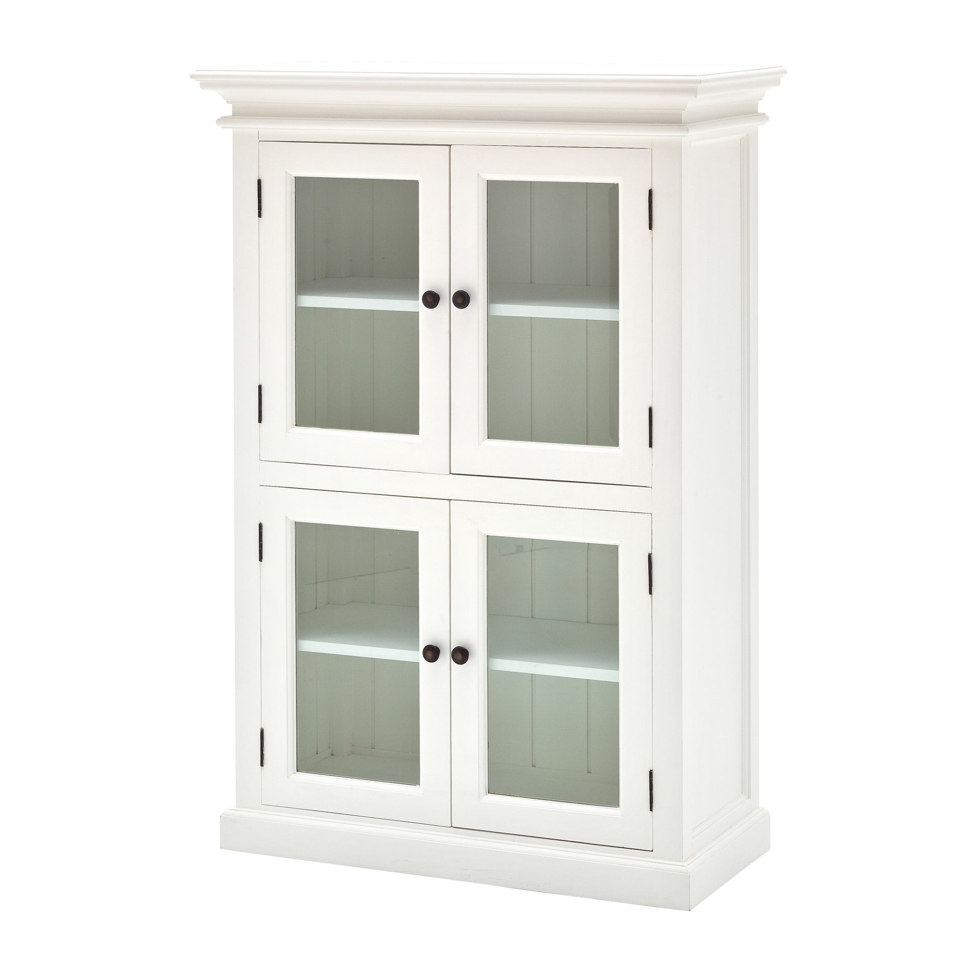 NovaSolo Halifax Mahogany 2 Level Pantry with 4 Doors - Oakavia