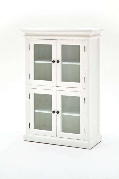 NovaSolo Halifax Mahogany 2 Level Pantry with 4 Doors - Oakavia