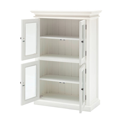 NovaSolo Halifax Mahogany 2 Level Pantry with 4 Doors - Oakavia