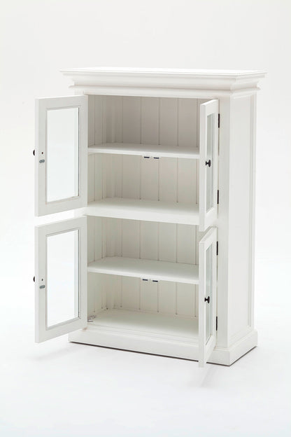 NovaSolo Halifax Mahogany 2 Level Pantry with 4 Doors - Oakavia