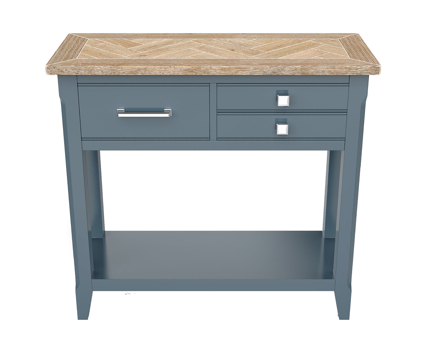 Signature Blue - Reclaimed Small Console Table Baumhaus