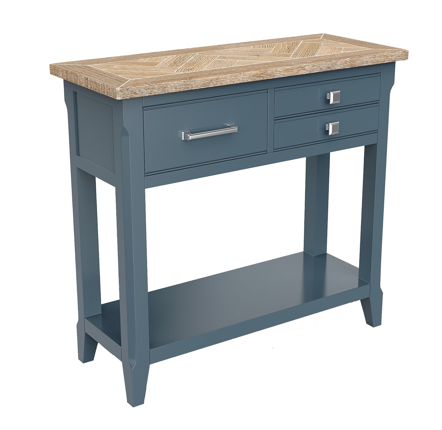 Signature Blue - Reclaimed Small Console Table Baumhaus