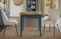 Signature Blue Square Dining Table Baumhaus