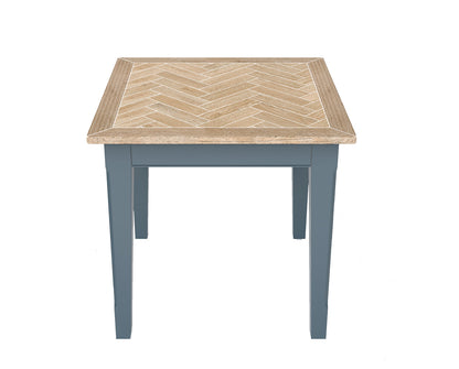 Signature Blue Square Dining Table Baumhaus