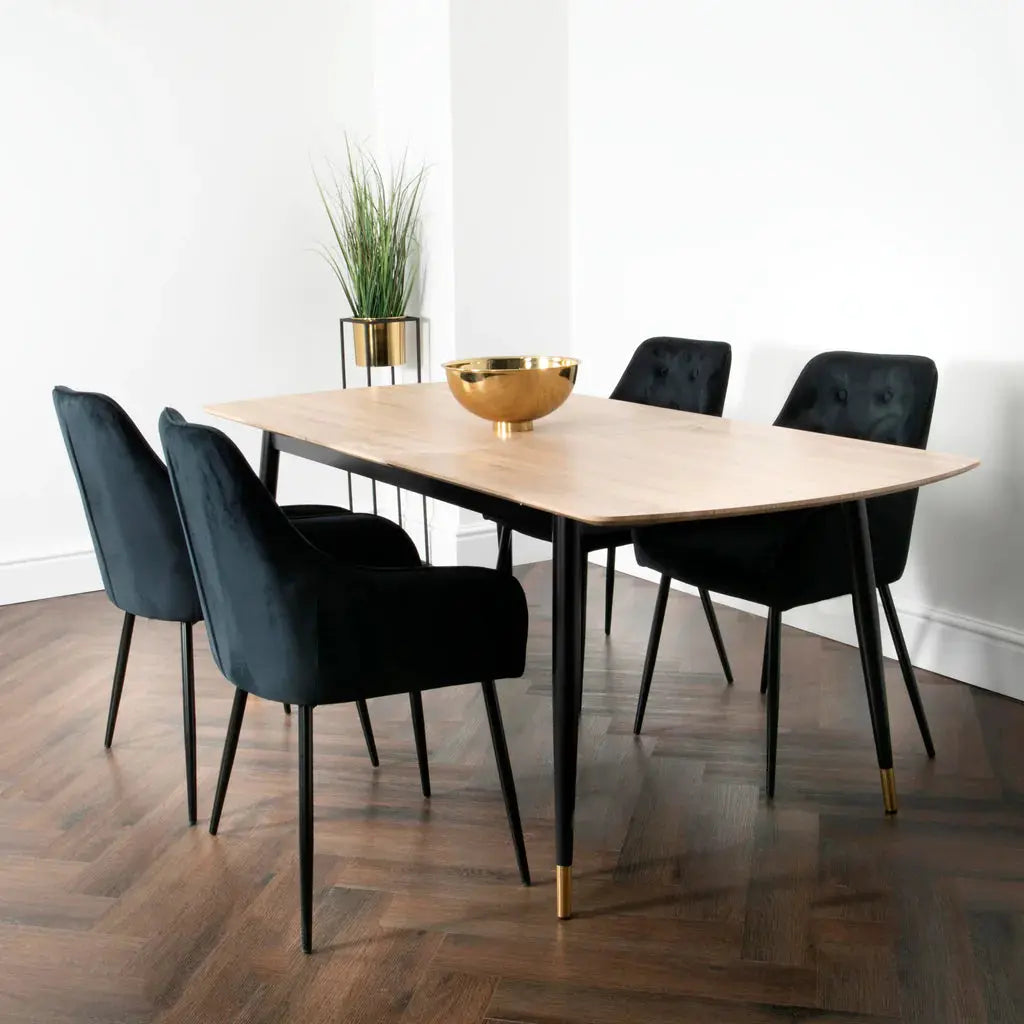 Cambridge Light Oak Dining Table - Oakavia