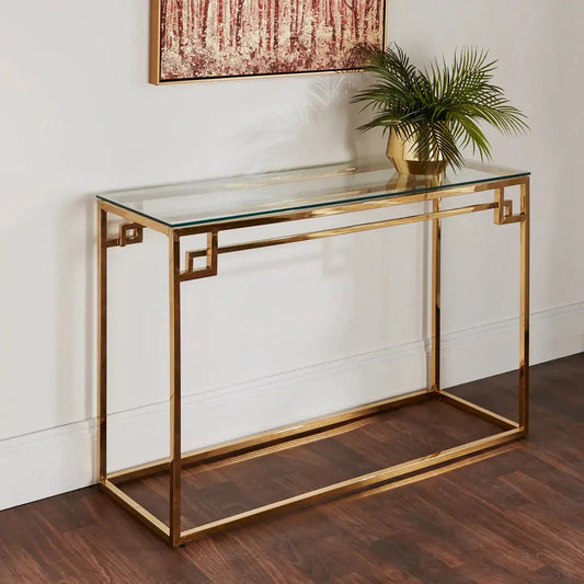 Cesar Gold Console Table - Oakavia