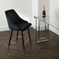 Chesterfield Black Kitchen Bar Stool (set of 2) - Oakavia