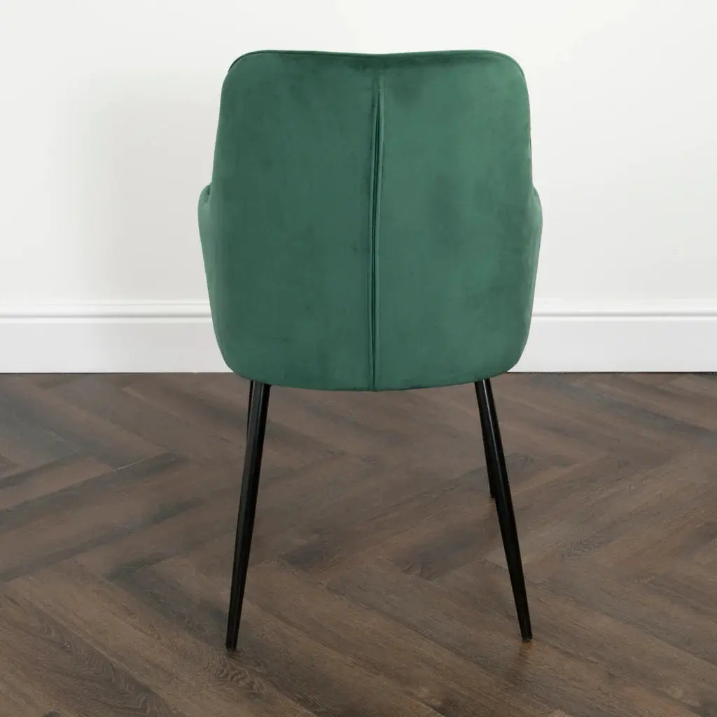 Chesterfield Green Dining Chair (set of 2) - Oakavia