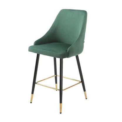 Chesterfield Green Kitchen Bar Stool (set of 2) - Oakavia