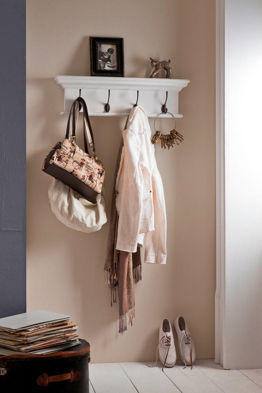 NovaSolo Halifax 4 Hook Coat Rack - Oakavia