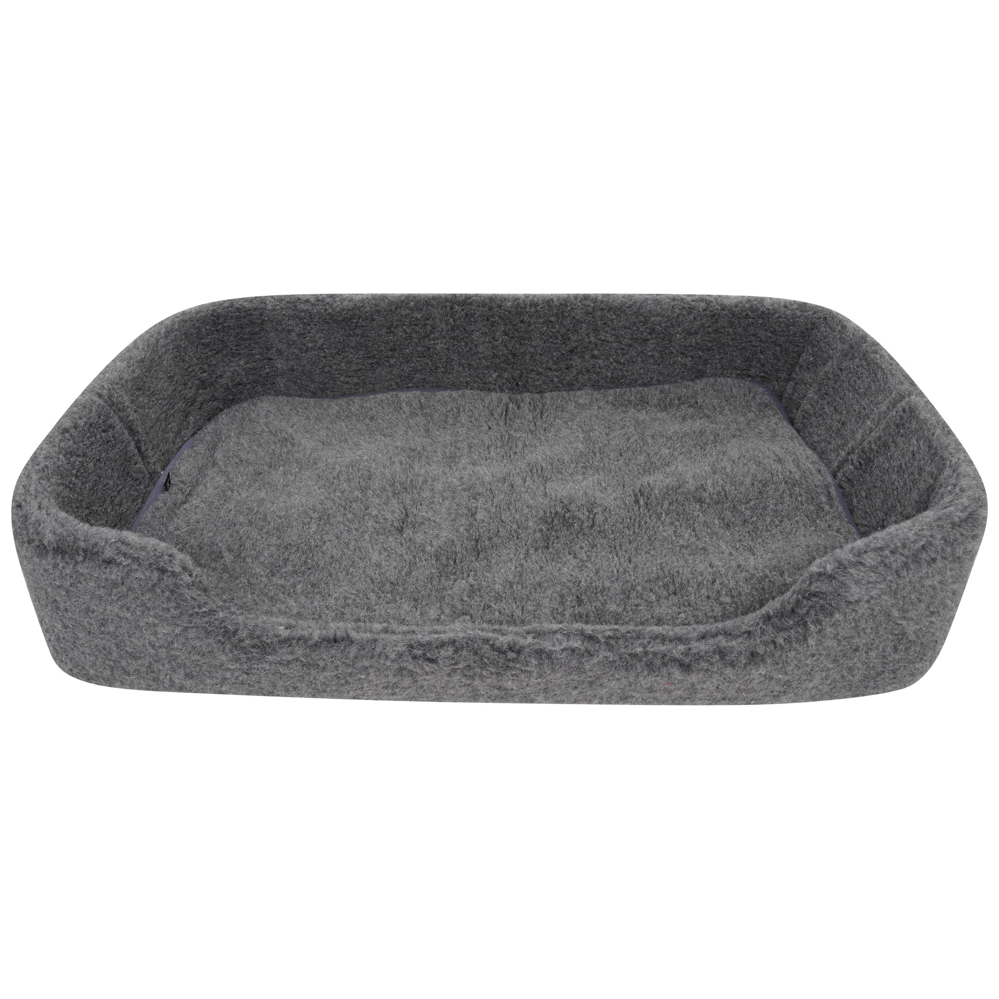 Merino Wool Pet Bed (Medium/Large) - grey - Oakavia