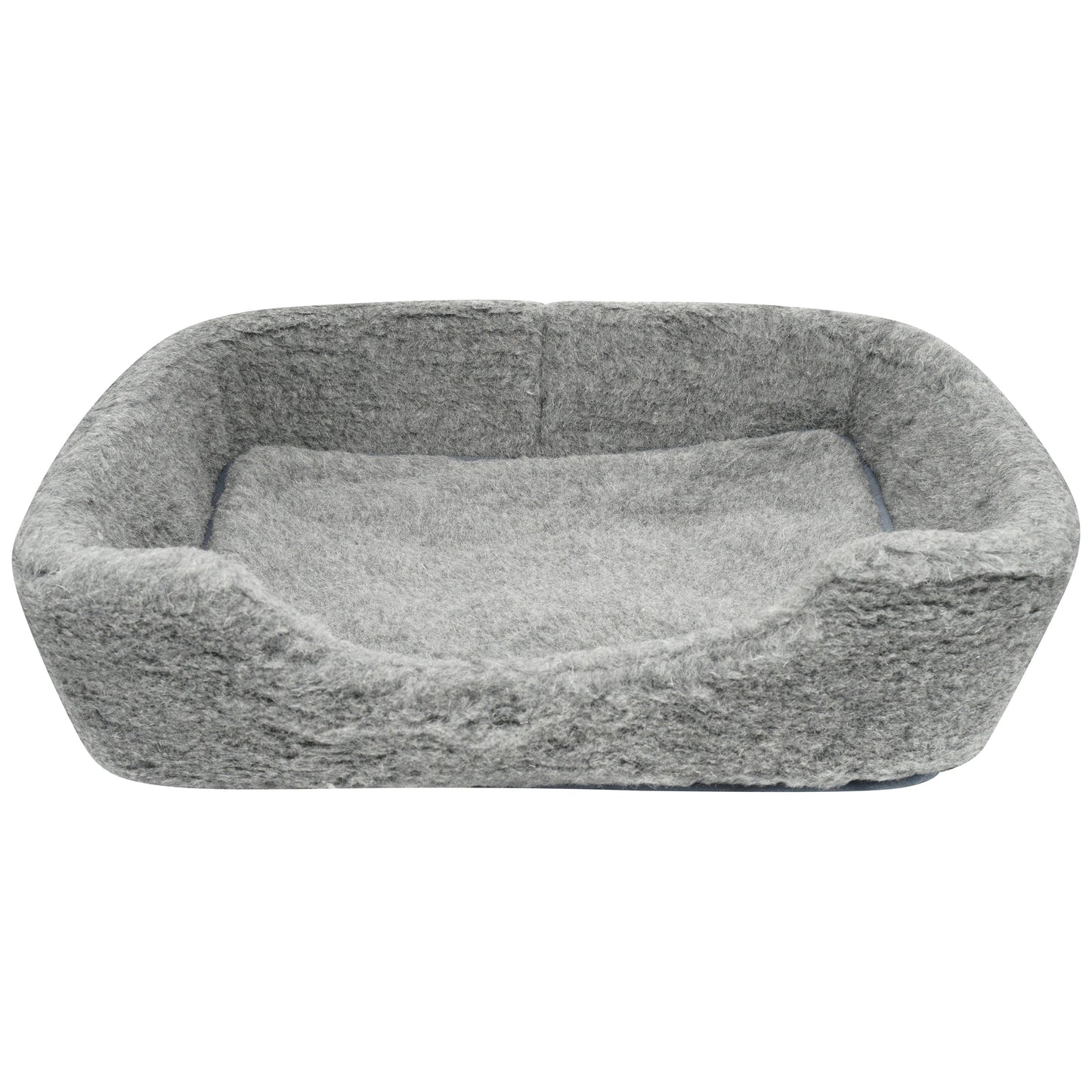 Merino Wool Pet Bed (Small/Medium) - grey - Oakavia