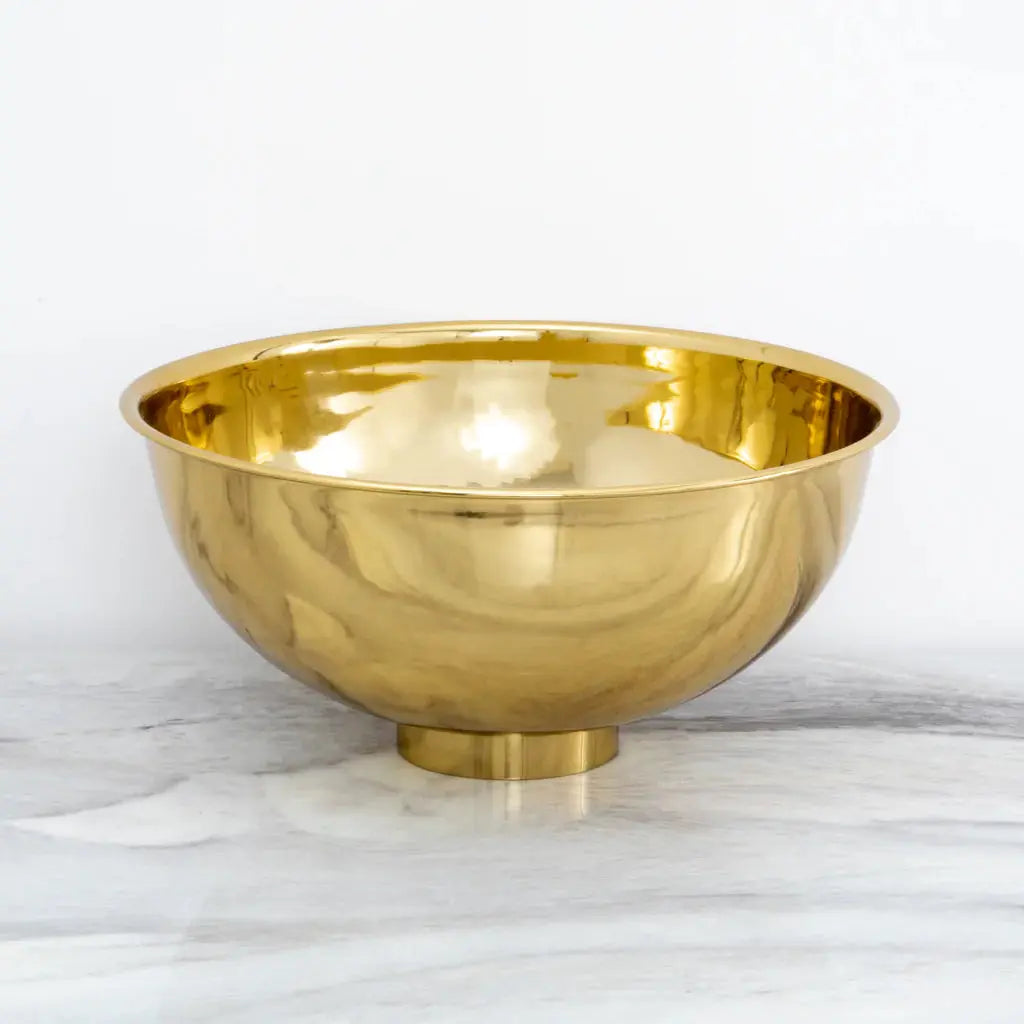 Gold Plated Mirror Polished Bowl - Oakavia