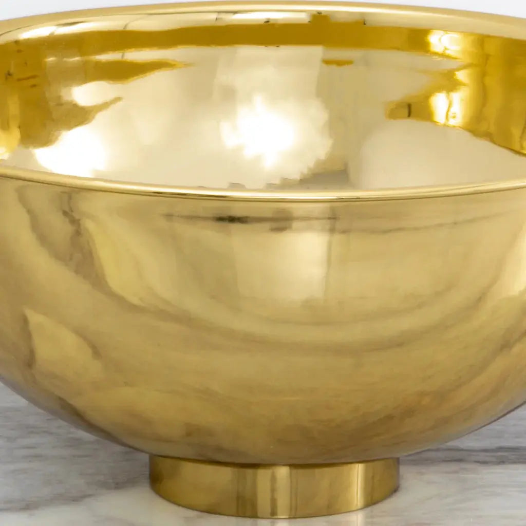 Gold Plated Mirror Polished Bowl - Oakavia