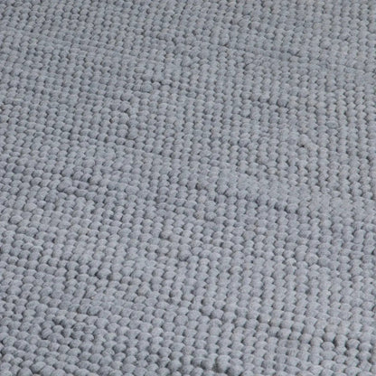 Grey Bubble Large Wool Rug - 120 x  180cm - Oakavia