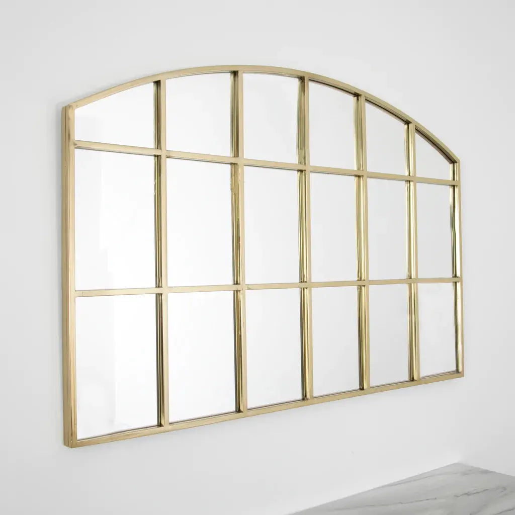 Horizontal Arch Mirror - Gold - Oakavia