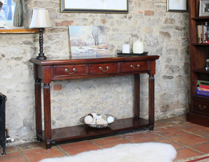 Wood Furniture UK - Shop La Roque Console / Hall Table (With Drawers) - Oakavia