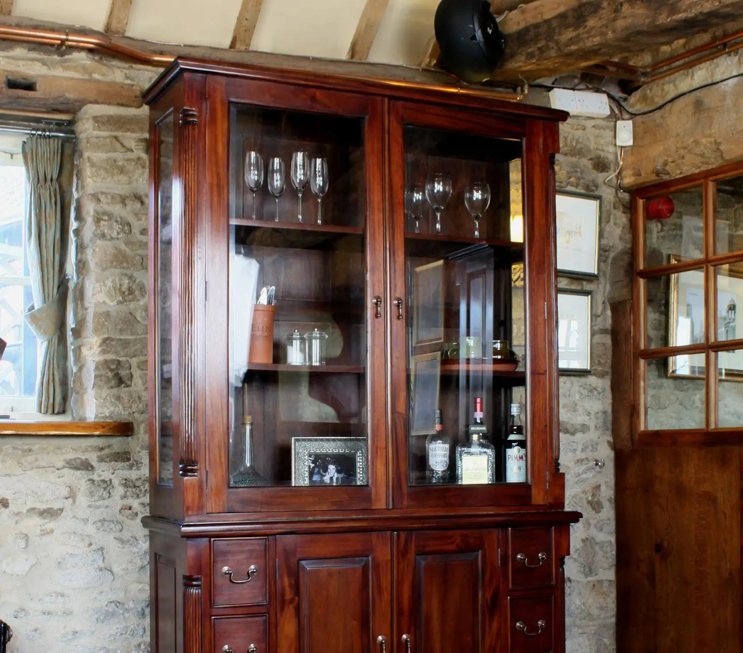 Wood Furniture UK - Shop La Roque Dresser Top (Hutch) - Oakavia