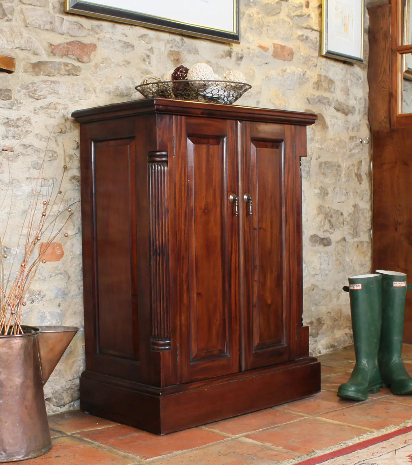 Wood Furniture UK - Shop La Roque Shoe Cupboard - Oakavia